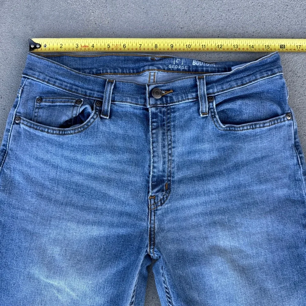 George Mens Bootcut Jeans Medium Wash Denim 32x30 - Picture 6 of 9